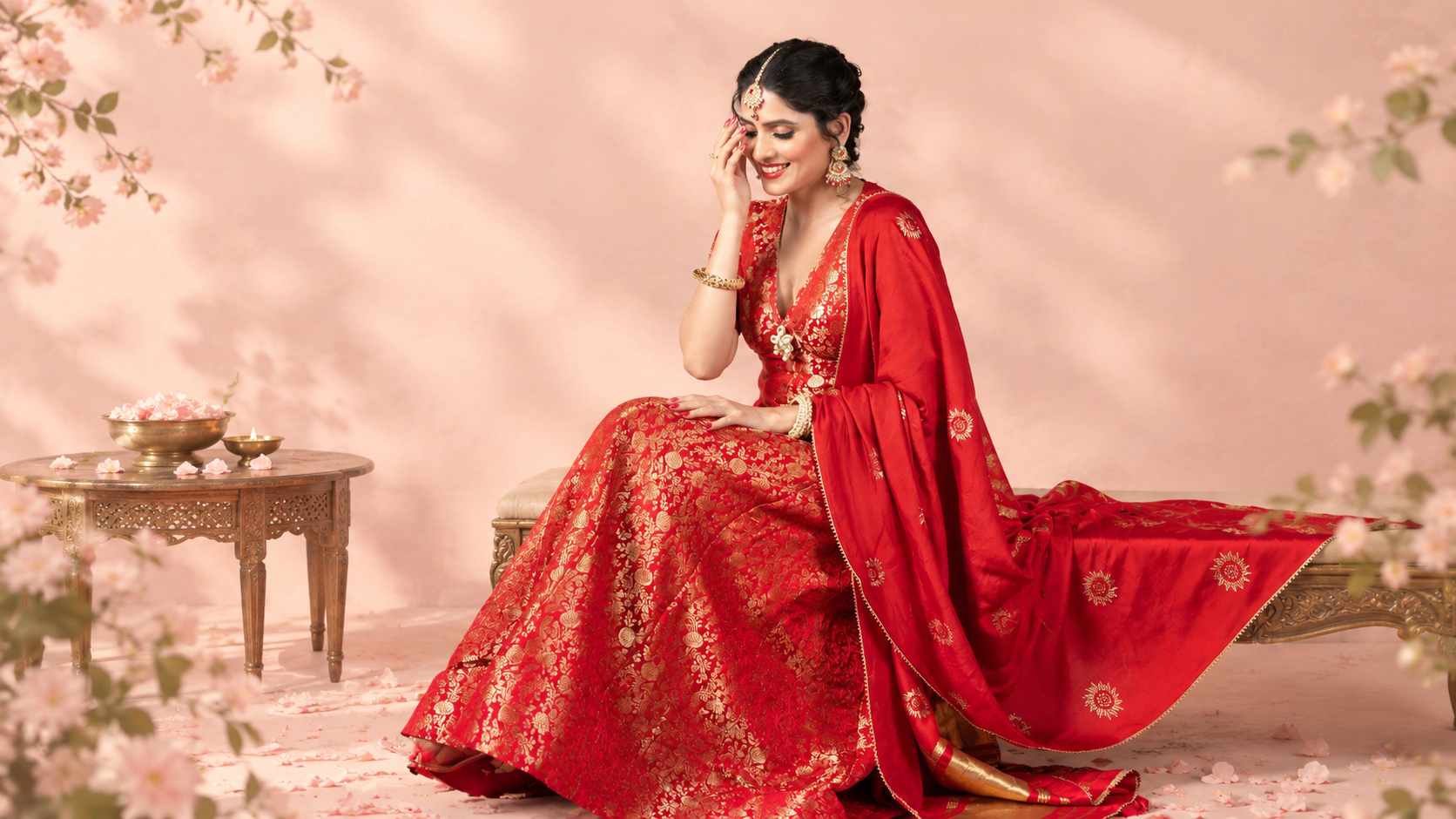 Elegant Indian bridal portrait