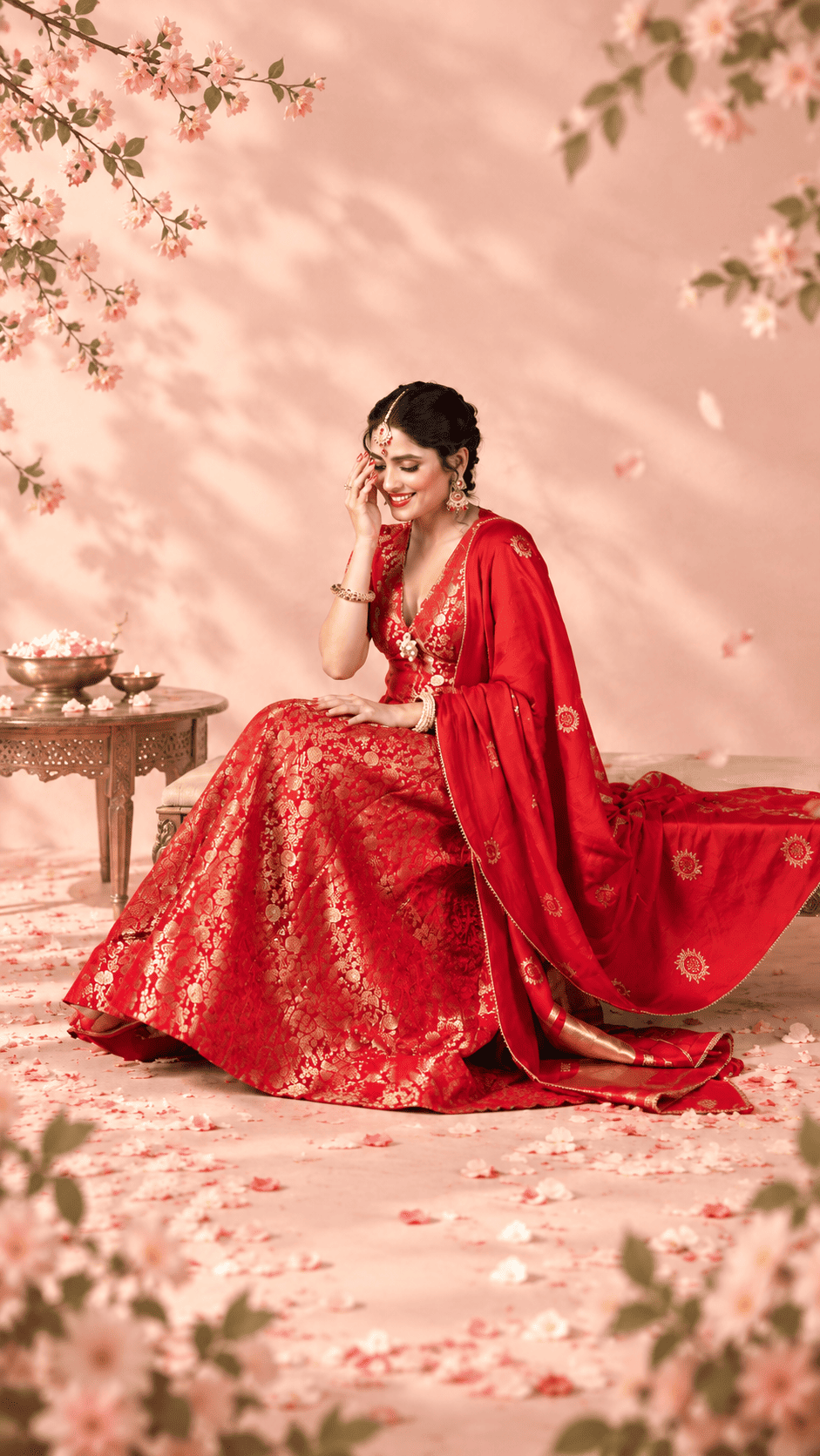 Elegant Indian bridal portrait